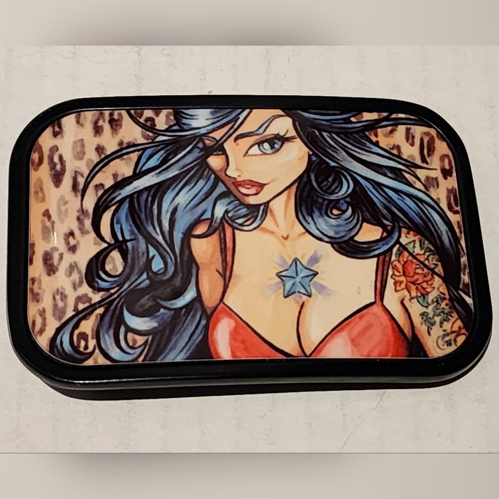 Tattoo Pin-Up Girl BUCKLE-DOWN Belt Buckle skater punk goth